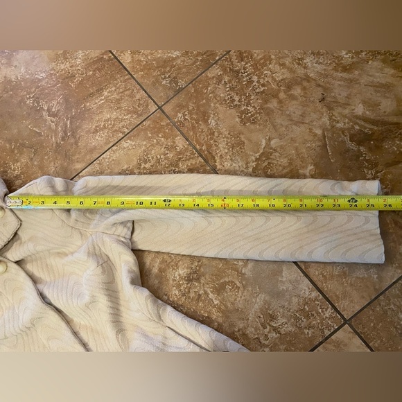 Paul Ho Haute Couture bodycon taupe lambswool angora full length coat. Size M - Picture 11 of 17